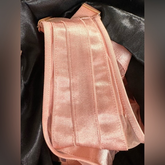 Honey Birdette Indria Brief Panty in Soft Peach with Gold Chains, NWT, Size XS - Picture 10 of 11